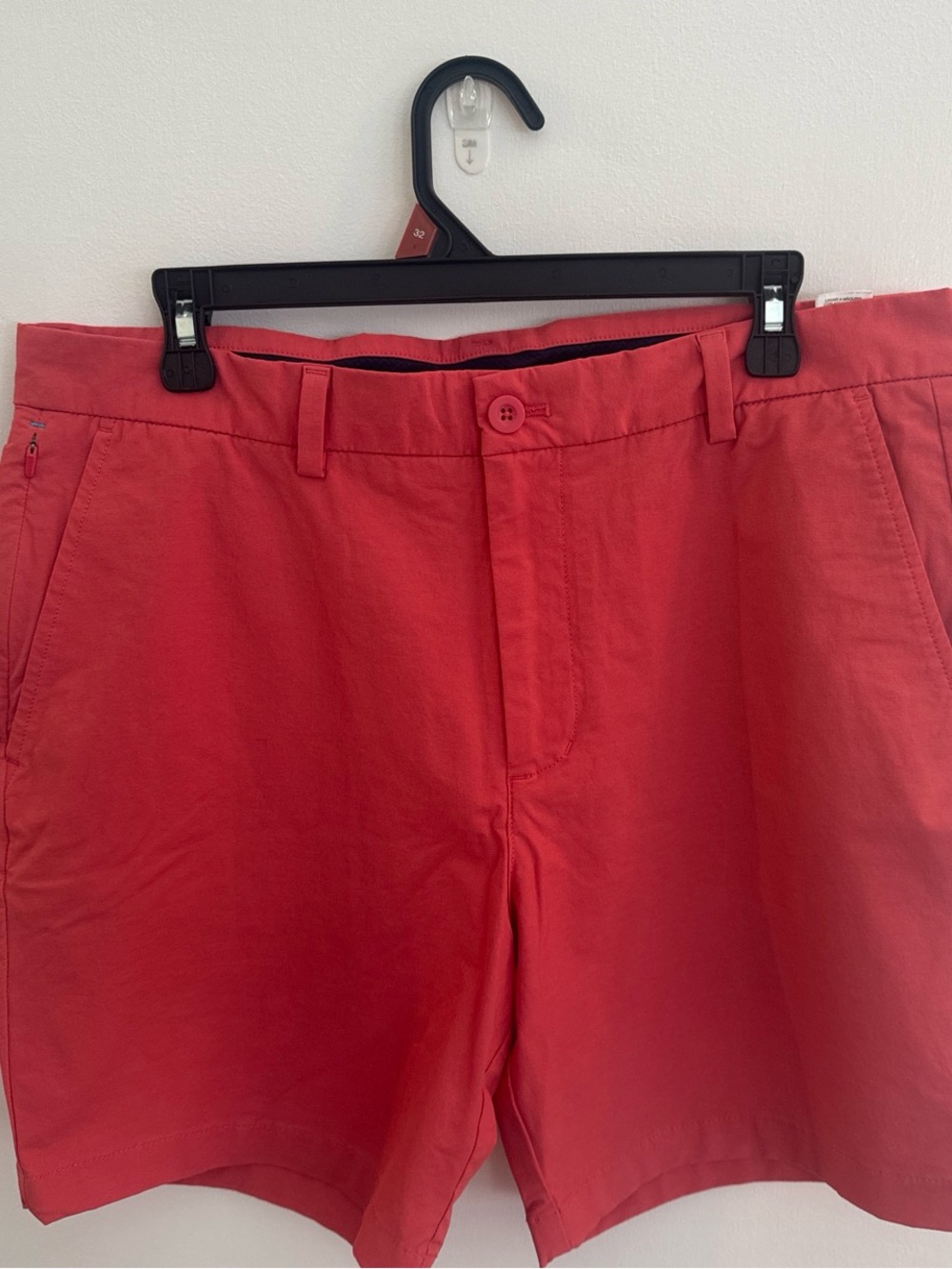 Vineyard Vines Red Flat-Front Men's Shorts
